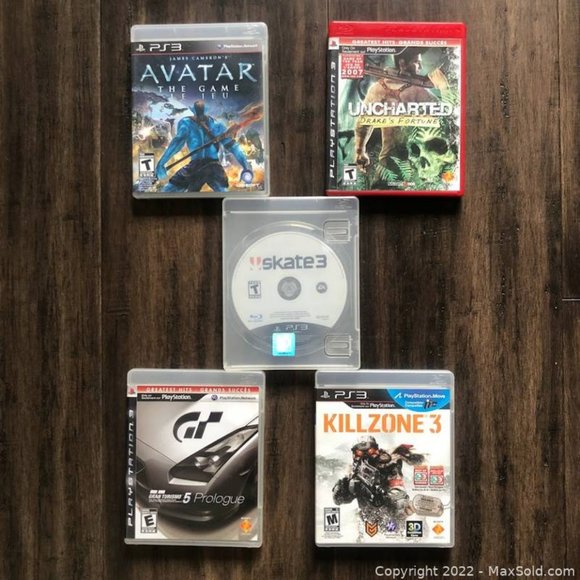PS3 Games - Avatar, Uncharted, Skate 3, Killzone 3, Gran Turismo 5 - Picture 1 of 6